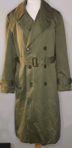 Vintage U.S. Military Small Regular Men's Trenchcoat With Wool Liner & Belt - Picture 1 of 10