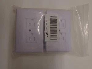 Selbstschließende Steckdosenabdeckungen | Babyschutz Sicherheit Universal Wandsocke - Bild 1 von 6