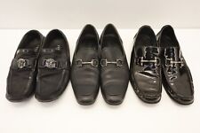 3 Pair Men's Ferragamo & Versace Loafers Size 8 & 7.5 #42