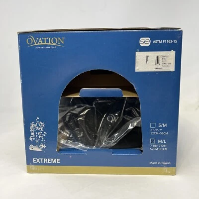 Ovation ASTM F1163-15 487585 унисекс езды шлем размер M/L 57-61 см черный новый - Изображение 1 из 4