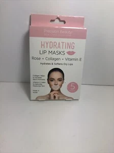 5 Lip Kit - Feuchtigkeitsspendende Lippenmaske spendet Feuchtigkeit weich trockene Lippen mit Rosenkollagen Vit E - Bild 1 von 5