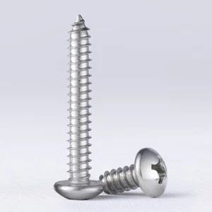 M1.2-M2.2 Pozi Pan/button Head Self Tapping Screws A2 304 Stainless Steel Tapper - Picture 1 of 7