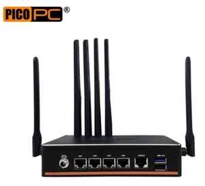 Fanless Mini PC Intel N5105 4 LAN Port 0G RAM/0G SSD Barebone Firewall Router - Picture 1 of 5