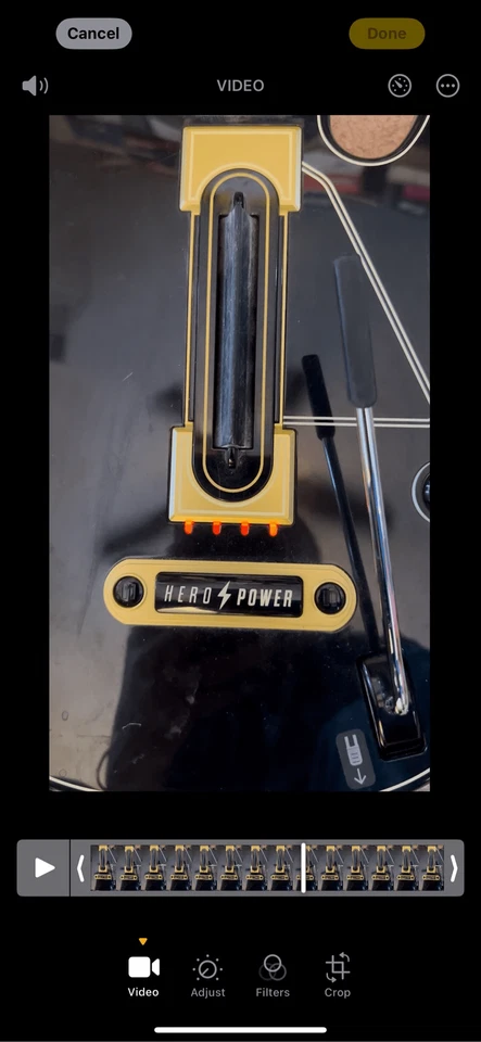 Activision Guitar Hero Power Wireless  Controller Black Gold Tested NO BACK - Image 1 of 4