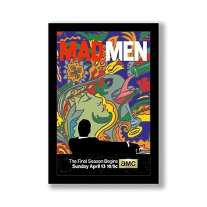 MAD MEN - 11x17 Framed Movie Poster by Wallspace