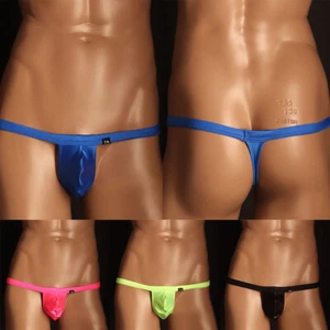 Mens G-string Briefs Thong Bikini Underwear Sexy T-Back Pouch Panties Swimwear✜ - Picture 1 of 24