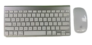 Apple A1314 Wireless Keyboard and A1657 Magic Mouse - Picture 1 of 7