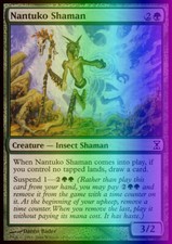 Magic the Gathering MTG Nantuko Shaman (208) Time Spiral   LP FOIL