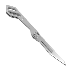 NITECORE NTK05 Titanium Folding Scalpel Keychain Knife - Picture 1 of 11