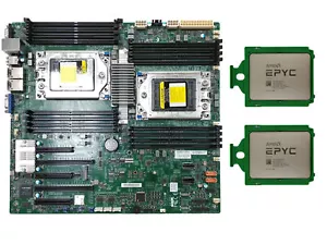 Scheda madre AMD EPYC 7532X2+Supermicro H11DSI-i REV2.0 32 core 64 thread - Foto 1 di 1