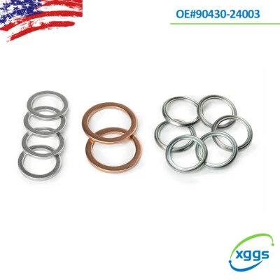 12x PARA LEXUS GS200t - GS300-GS350-GS450h-GS400 Kit de juntas de transferencia y diferencial Foto 1 de 4