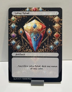 MTG - Pétalo de loto - Estilo anime - Tarjeta para EDH y prueba de juego - Imagen 1 de 2