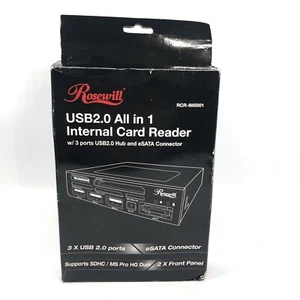 Rosewill USB 2 all in 1 lettore di schede interne RCR-IM5001 3 x USB 2 eSATA - Foto 1 di 9