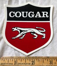 Vintage lata 70. Ford Mercury Cougar Shield Logo Naklejka Zderzak Naklejka 3"