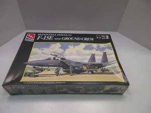 AMT F-15E with ground crew Vintage Model kit 1/72 scale 30070 sealed box - Picture 1 of 3