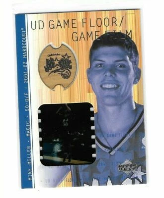2001-02 Upper Deck Hardcourt UD Game Film/Floor #MMF Mike Miller - Image 1 of 2