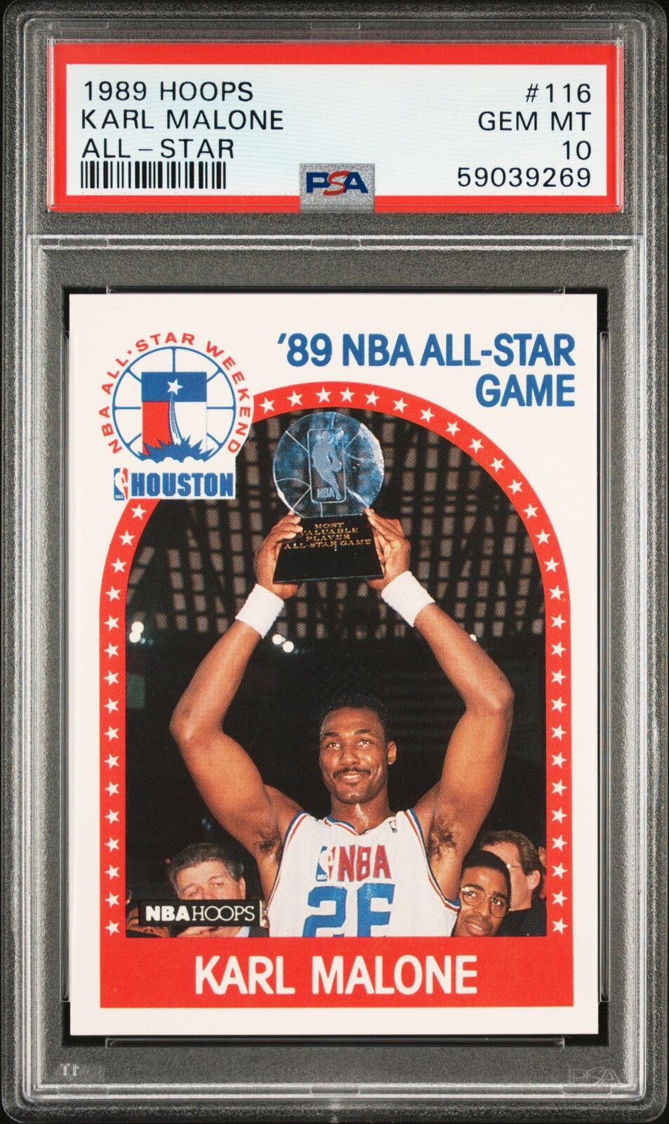 1989 Hoops 116 Karl Malone All-Star PSA 10 59039269
