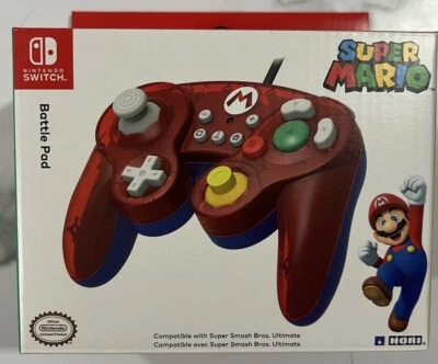 Hori Battle Pad for Nintendo Switch Mario Edition - Red - Image 1 of 3