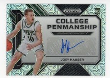 2023-24 Panini Prizm Draft Picks Joey Hauser RC Mojo College Penmanship Auto /25