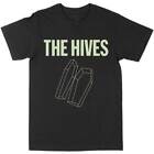 T-Shirt The Hives Unisex: Glow-in-the-Dark Sarg - schwarze Baumwolle