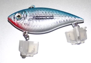 KENWORTH TRUCKING Promotional Fishing Lure Classic Shad Style Bait Fish Blue NEW - Picture 1 of 4