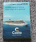 Carte du pont Costa Pacifica, Costa Croisières, bateau de croisière