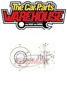 MITSUBISHI COLT / LANCER BRAKE DISCS DI955304 - Picture 1 of 1