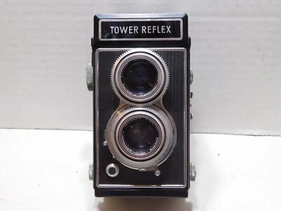 Tower Reflex TLR 120mm Camera 1:3.5/75 w/ Case UNTESTED AS IS CONDITION - Изображение 1 из 4
