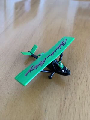 Micro Machines Ultra Light Plane Black Fly Green Black Glider  - Image 1 of 4