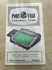 Port Vale Programmes