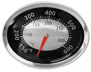 Termometro griglia 60070 ricambio per Weber Q1200 Q220 Q2200 Q120 calibro ovale - Foto 1 di 8