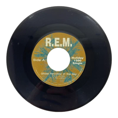 R.E.M. - Ghost Reindeer In The Sky/Summertine 7" Vinyl 1990 Hoiday Single - Image 1 of 2