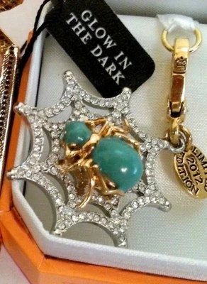 NEW IN BOX NWT Juicy Couture Charm Glow in Dark Spider YJRU6033 LIM ED ORIG Tags - Image 1 of 4