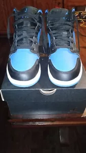Grade School Blue/Black Jordan Mid One Shoes - Picture 1 of 5