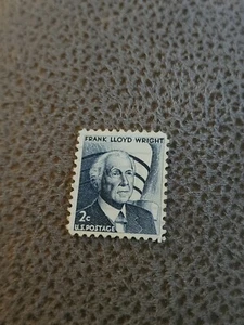 us postage frank Lloyd Wright 1965 2 cent Rare Stamp - Picture 1 of 2