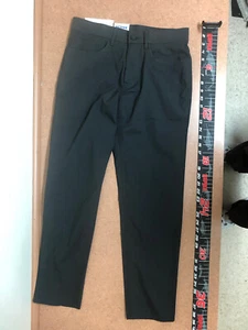 Haggar Active Series 5 Pocket Slim Fit Travel Pants HC81087 Dark Gray 28 x30 $55 - Picture 1 of 12
