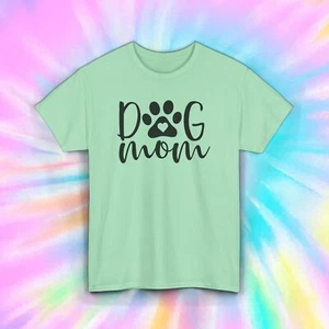 Dog Mom T-Shirt | Paw Print Pet Lover Tee | Fur Mama Gift Shirt S-5XL - Picture 1 of 11