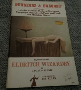 Libro de mazmorras y dragones Suplemento III Eldritch Wizardry - Imagen 1 de 4