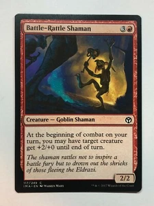 MTG Iconic Masters Battle-Rattle Shaman 117 casi nuevo/muy bueno - Imagen 1 de 1