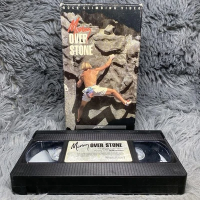 Moving over Stone 1 VHS Tape 1988 Video Rock Climbing Video Doug Robinson Rare - Image 1 of 4