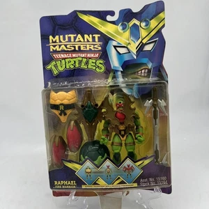 TMNT 1997 Mutant Masters Raphael Fire Warrior completo di confezione raro - Foto 1 di 8