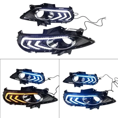 DRL LED Tagfahrlicht Nebelscheinwerfer für Ford Fusion Mondeo 2013-2016 2014 15 - Bild 1 von 4