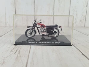 Atlas Edition 1967 Triumph T120 Bonneville Classic Motorbike toy in box, N/mint! - Picture 1 of 5