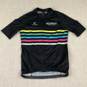 Cuore Cycling Jersey Adult Medium Stretch Performance Full Zip Compression - Picture 1 of 11