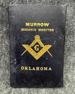 Murrow Masonic Monitor & Ceremonies ~ Oklahoma 1924 Snap Cover Grand Lodge - Picture 1 of 8