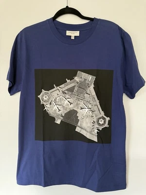 Camiseta gráfica PSNY Public School New York pequena (S) azul nova com etiquetas - Fabricada em Portugal - Imagem 1 de 4