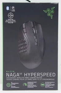 Razer Naga V2 HyperSpeed MMO Wireless Optical Gaming Mouse - BRAND NEW - Picture 1 of 9