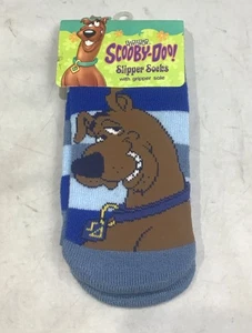 Vintage Scooby Doo Hausschuhe Socken mit Greifsohle 2001 Cartoon Network - Bild 1 von 3