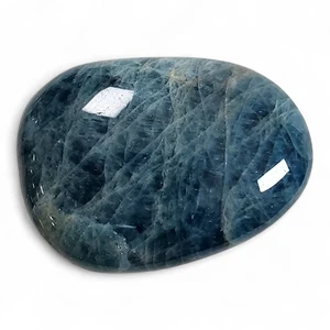 Apatit blau Kristall poliert glatter Stein Madagaskar 17,8 Gramm. - Bild 1 von 2