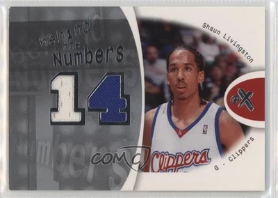 2006-07 Fleer EX Behind The Numbers /199 Shaun Livingston #BN-SL - Imagem 1 de 2